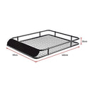 Universal Roof Rack Basket - Car Luggage Carrier Steel Cage Vehicle Cargo-11