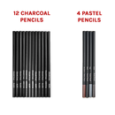 Art Sketch Pencils Oil Drawing Colouring Graphite Charcoal Pencil Set 72pcs/set-7