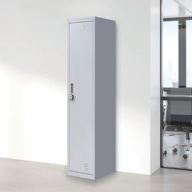One-Door Office Gym Shed Clothing Locker Cabinet - 0