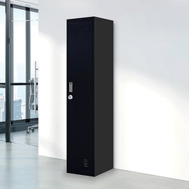 One-Door Office Gym Shed Clothing Locker Cabinet - 0