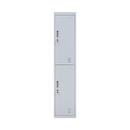 2-Door Vertical Locker for Office Gym Shed School Home Storage-4