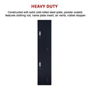 2-Door Vertical Locker for Office Gym Shed School Home Storage-8