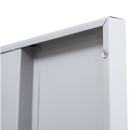 4-Door Vertical Locker for Office Gym Shed School Home Storage-8