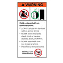 4-Door Vertical Locker for Office Gym Shed School Home Storage-9