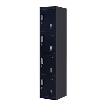 4-Door Vertical Locker for Office Gym Shed School Home Storage