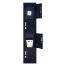 4-Door Vertical Locker for Office Gym Shed School Home Storage-8