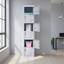 6-Door Locker for Office Gym Shed School Home Storage-6