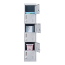 6-Door Locker for Office Gym Shed School Home Storage-5