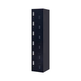 6-Door Locker for Office Gym Shed School Home Storage