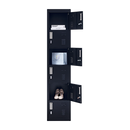 6-Door Locker for Office Gym Shed School Home Storage-5