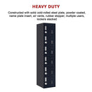 6-Door Locker for Office Gym Shed School Home Storage-8