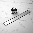 900mm Tile Insert Bathroom Shower Stainless Steel Grate Drain w/Centre outlet Floor Waste-6