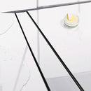 900mm Tile Insert Bathroom Shower Black Grate Drain w/Centre outlet Floor Waste-2