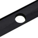 1000mm Tile Insert Bathroom Shower Black Grate Drain w/Centre outlet Floor Waste-11