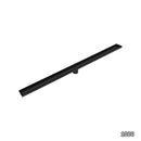 1000mm Tile Insert Bathroom Shower Black Grate Drain w/Centre outlet Floor Waste-10