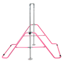Kids Gymnastics Bars Training Horizontal Bar Monkey Kip Bar Pink-6