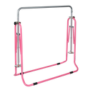Kids Gymnastics Bars Training Horizontal Bar Monkey Kip Bar Pink-8