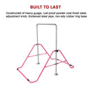 Kids Gymnastics Bars Training Horizontal Bar Monkey Kip Bar Pink-9