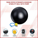 75cm Static Strength Exercise Stability Ball with Pump-3