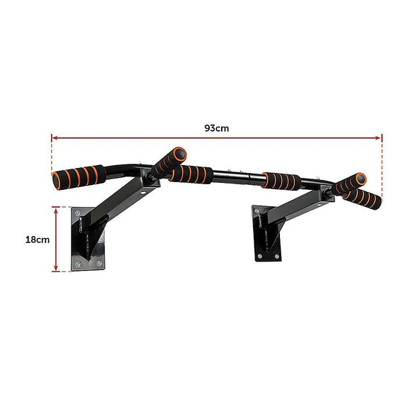 Heavy Duty Pull Up Bar Home Gym Chin Up Bar for Wall or Ceiling Mount
