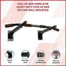 Pull Up Bar Home Gym Heavy Duty Chin Up Bar Ceiling Wall Mounted-3