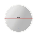 90cm LED Wall Mirror Bathroom Mirrors Light Decor Round-9