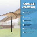 9FT Patio Umbrella Outdoor Garden Table Umbrella with 8 Sturdy Ribs-8