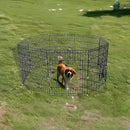24" 8 Panel Pet Dog Playpen Puppy Exercise Cage Enclosure Fence Play Pen-11