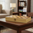 Chess Board Games Folding Large Chess Wooden Chessboard Set Wood Toy Gift-9