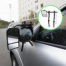 2x Towing Mirrors Pair Clip on Multi Fit Clamp On Towing Caravan 4X4 Trailer-12