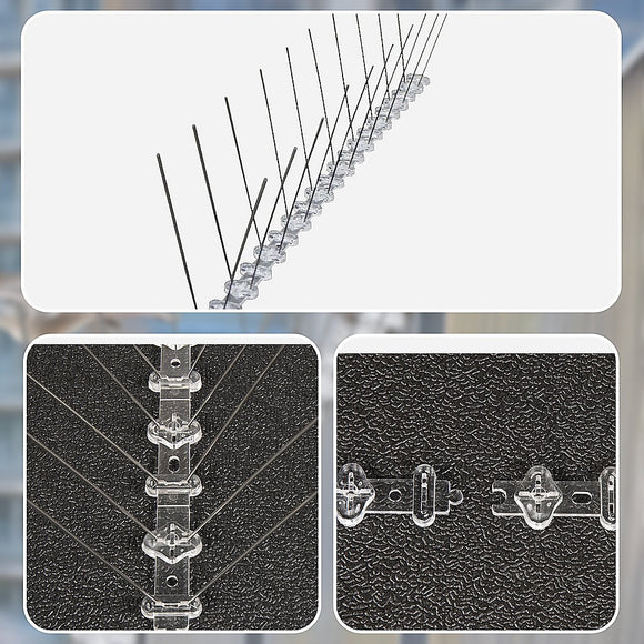 20x 50cm Bird Spike S304 wire Spikes Eaves Pigeon Gull Starling 10M