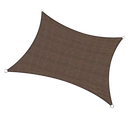 Rectangle Sun Shade Sail Fabric Garden Patio Pool Awning Canopy Cover Coffee-5