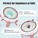 DIY Knitting Machine Smart Weaving Knit Rotating Kids Toy Scarf Sock Hat Gift-8