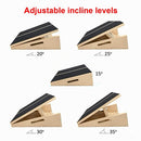 Wooden Slant Exercise Board With Adjustable Incline And Non-Slip Surface-11
