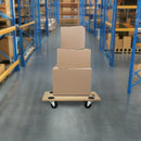 200kg Heavy Duty Hand Dolly Furniture Wooden Trolley Cart Moving Platform Mover-7