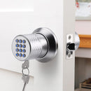 Digital Electronic Code Door Lock Keyless Entry Keypad Programmable Lock Knob-2