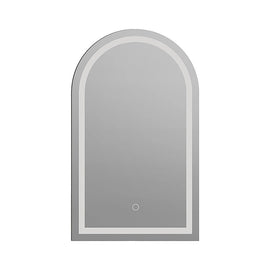 Arched LED Wall Mirror Bathroom Mirrors Makeup Anti-fog 600mm x 1000mm