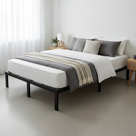 King Single Full Metal Bed Frame Base – Sturdy Steel Bed Base for Australian Mattress - 0