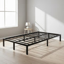 King Single Full Metal Bed Frame Base – Sturdy Steel Bed Base for Australian Mattress-3