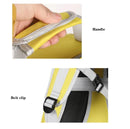 Purple Stylish Transparent PVC Pet Carrier Backpack - Large Capacity, Multi-Use for Birds & Cats(Including Wooden Stick)-9