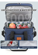 Green 23L Extra Large Insulated Cooler Bag with Double Layers - Perfect for Camping, Picnics, and Outdoor Adventures-5