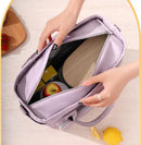 Black Chic Insulated Lunch Tote Bag - 11L Large Capacity Cooler for Work, Picnic & Travel - Durable Oxford Fabric-4