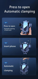 Red and Black Universal Car Phone Mount Holder - 360° Rotation with Upgraded Suction Cup for Dashboard & Windscreen-10