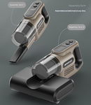 White High-Power Wireless UV Sterilization Mite Removal Vacuum Cleaner - Powerful Suction and Deep Cleaning for Home Use-6