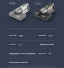 Khaki High-Power Wireless UV Sterilization Mite Removal Vacuum Cleaner - Powerful Suction and Deep Cleaning for Home Use-7