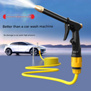Yellow High-Pressure Car Wash Foam Gun & Hose Set - Adjustable Nozzle for Cleaning, Gardening & Pet Washing(5m)-2