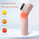 Rechargeable Air Compression Leg Massager with Heat Therapy for Knee & Calf Relief(grey-Double)-3