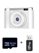 4K Ultra HD Digital Camera - 75MP, 2.8-inch Rotatable Screen, Auto Focus & Built-in Flash(white)-1