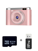4K Ultra HD Digital Camera - 75MP, 2.8-inch Rotatable Screen, Auto Focus & Built-in Flash(pink)-1