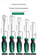 Professional 5-Piece Automotive Trim & Clip Removal Tool Set - High-Carbon Steel Pry Tools(black and green)-5